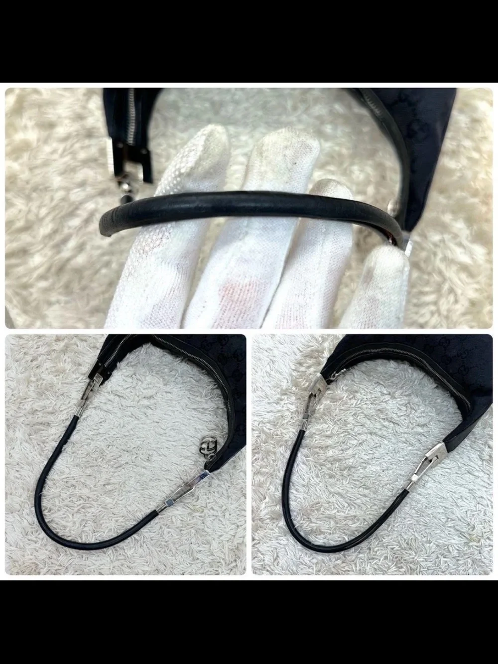 Louis Vuitton Black Monogram Shoulder Bag
